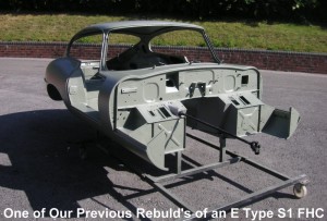 E Type Jaguar S1 4.2 FHC - Rebuilt By Lanes Cars E Type Jaguar Specialist