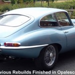 E Type Jaguar S1 4.2 FHC Silver Blue - Rebuilt By Lanes Cars E Type Jaguar Specialist