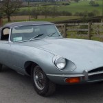 E Type Jaguar S2 4.2 OTS - Back in the UK at Lanes Cars in Burton on Trent