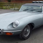 E Type Jaguar S2 4.2 OTS - Back in the UK at Lanes Cars in Burton on Trent