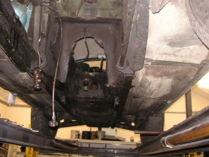E Type S1 4.2 - Engine Removed
