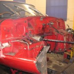 S1 E Type - Being stripped to the bulkhead S1 E Type - Being stripped to the bulkhead