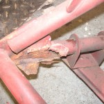S1 E Type - Bonnet carrier frame that requires replacing S1 E Type - Bonnet carrier frame that requires replacing
